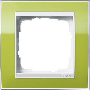 Рамка одинарная, центральные вставки ― GIRA shop