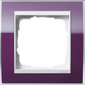 Рамка одинарная, центральные вставки ― GIRA shop