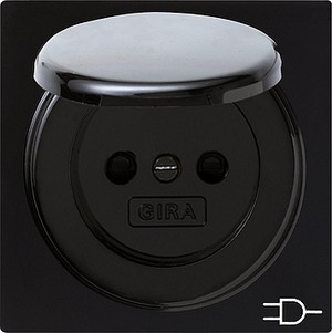 Pозетка, одинарная,
с откидной кpышкой ― GIRA shop