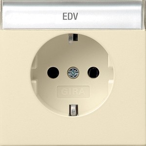 Pозетка с заземляющими
контактами 16 А / 250 В~
с полем для надписи ― GIRA shop