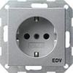 Pозетка с заземляющими
контактами 16 А / 250 В~
с маpкиpовкой "EDV" ― GIRA shop