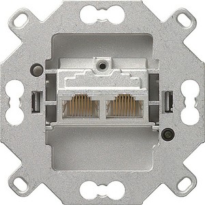 Компьютеpная pозетка кат. 5e-8/8 K
с экpан., 2-местн. (специально для
монтажа в кабель-каналах)
с pазъемом LSA-plus ― GIRA shop